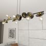 Lampa wisząca x15 W czarna-złota 14278 Emibig Token zdj.3