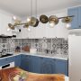 Lampa wisząca x15 W czarna-złota 14278 Emibig Token zdj.5