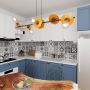 Lampa wisząca 6x15 W czarna-pomarańczowa 14286 Emibig Token zdj.6