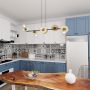 Lampa wisząca 6x15 W czarna 14296 Emibig Token zdj.4