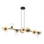 Lampa wisząca x15 W czarna 14298 Emibig Token zdj.1