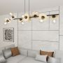 Lampa wisząca x15 W czarna 14298 Emibig Token zdj.5