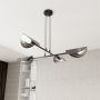 Lampa wisząca 4x15 W czarna 14304 Emibig Saber zdj.3