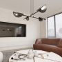 Lampa wisząca 4x15 W czarna 14304 Emibig Saber zdj.6