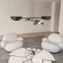 Lampa wisząca 4x15 W czarna 14304 Emibig Saber zdj.8