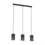 Lampa wisząca 3x15 W czarna 14313 Emibig Tank zdj.1