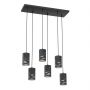 Lampa wisząca 6x15 W czarna 14316 Emibig Tank zdj.1