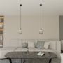 Lampa wisząca 1x15 W czarna-grafitowa 14341 Emibig Verdi zdj.1