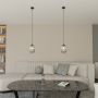 Lampa wisząca 1x15 W czarna-grafitowa 14341 Emibig Verdi zdj.5