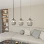 Lampa wisząca 3x15 W czarna-grafitowa 14343 Emibig Verdi zdj.4