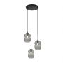 Lampa wisząca 3x W czarna-grafitowa 14343PREM Emibig Verdi zdj.1