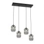 Lampa wisząca 4x15 W czarna-grafitowa 14344 Emibig Verdi zdj.1