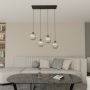 Lampa wisząca 4x15 W czarna-grafitowa 14344 Emibig Verdi zdj.3