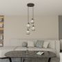 Lampa wisząca 4x15 W czarna-grafitowa 14344PREM Emibig Verdi zdj.3