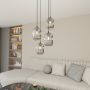 Lampa wisząca 4x15 W czarna-grafitowa 14344PREM Emibig Verdi zdj.4