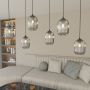 Lampa wisząca 6x15 W czarna-grafitowa 14346 Emibig Verdi zdj.4
