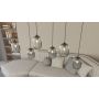 Lampa wisząca 6x15 W czarna-grafitowa 14346 Emibig Verdi zdj.5
