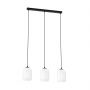 Lampa wisząca 3x15 W biała-czarna 14353 Emibig Verdi zdj.1