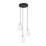 Lampa wisząca 3x15 W biała-czarna 14353PREM Emibig Verdi zdj.1
