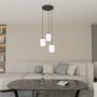 Lampa wisząca 3x15 W biała-czarna 14353PREM Emibig Verdi zdj.3
