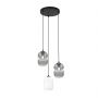 Lampa wisząca 3x15 W biała-czarna-grafitowa 14363PREM Emibig Verdi zdj.1