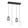 Lampa wisząca 4x15 W biała-czarna-grafitowa 14364 Emibig Verdi zdj.1