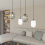 Lampa wisząca 4x15 W biała-czarna-grafitowa 14364 Emibig Verdi zdj.4