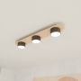 Lampa podsufitowa 3x12 W czarna-drewno 14383 Emibig Diaz zdj.3