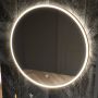 Lustro 80x80 cm okrągłe z oświetleniem z matą grzewczą DOEXCO080CB Excellent Corido zdj.4