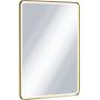 Lustro 60x80 cm prostokątne z oświetleniem z matą grzewczą złoty DOEXCO080060GB Excellent Corido zdj.1