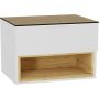 Korpus szafki 80x46.5x50 cm podumywalkowa wisząca biała-dąb MLEX2171800WHBL Excellent Tuto 2.0 zdj.7