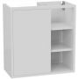 Szafka 57x28x60 cm podumywalkowa wisząca biała MLEX8201600WH Excellent Ness zdj.1