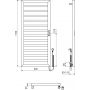 Grzejnik elektryczny 115x50 cm GREXBRS115CA Excellent Brego zdj.2