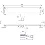 Odpływ prysznicowy 60 cm INEX1515600PAB Excellent Stilio zdj.2