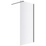 Ścianka prysznicowa walk-in 100 cm czarny mat/szkło przezroczyste KAEX15061000LPBL Excellent Vidoq zdj.1