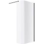 Ścianka prysznicowa walk-in 83 cm czarny mat/szkło przezroczyste KAEX1507830LPBL Excellent Vidoq zdj.1