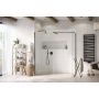 Ścianka prysznicowa walk-in 83 cm czarny mat/szkło przezroczyste KAEX1507830LPBL Excellent Vidoq zdj.3