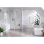 Ścianka prysznicowa walk-in 93 cm chrom połysk/szkło przezroczyste KAEX1507930LPCR Excellent Vidoq zdj.3
