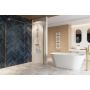 Ścianka prysznicowa walk-in 93 cm złoty szczotkowany/szkło przezroczyste KAEX1507930LPGB Excellent Vidoq zdj.3