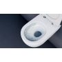Miska WC z deską wolnoopadającą wisząca bez kołnierza spłukiwanie wirowe biały połysk CEEX1403545WH Excellent Doto zdj.3