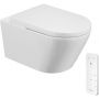 Toaleta myjąca wisząca bez kołnierza ze spłukiwaniem wirowym biała CEEX4024593D32WH Excellent Dakota zdj.1