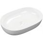 Umywalka 51x36.5 cm owalna nablatowa biała CEAC2001510WH Excellent Jima zdj.1