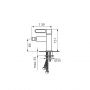 FDesign Zaffiro FD1ZFR655 bateria bidetowa stojąca złota zdj.2