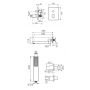 FDesign Meandro FD1MDR7PSET111 zestaw prysznicowy podtynkowy chrom zdj.2