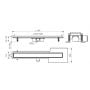 Odpływ liniowy z rusztem 70 cm stal FD74017001 FDesign Kleome zdj.2