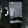 Lusterko kosmetyczne 15x22.5 cm prostokątne chrom 911083 Geesa Mirror zdj.5