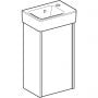 Umywalka z szafką 50 cm białą 504132001 Geberit Selnova Square zdj.3