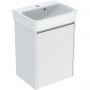Umywalka z szafką 50 cm białą 504132001 Geberit Selnova Square zdj.1