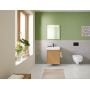 Umywalka z szafką 50 cm dąb 504132PS1 Geberit Selnova Square zdj.7