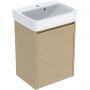 Umywalka z szafką 50 cm dąb 504132PS1 Geberit Selnova Square zdj.1